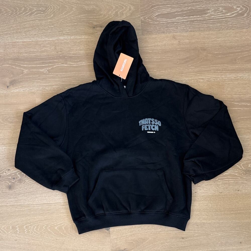 Thats So Fetch Hoodie Series 5 Puff Font Size XS/S in Black and Gray